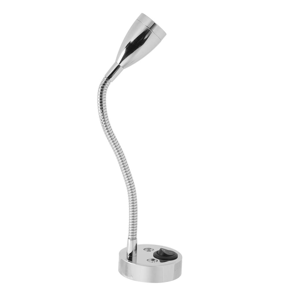 RV LED Bedside Light 360 Degree Flexible Goosneck Light for 12V to 24V Boat Truck Cars