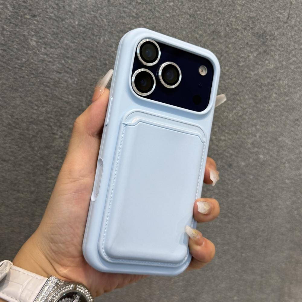 

Liquid Silicone Magnetic For Magsafe Wallet Slot Crad Holder Case For For Iphone 17 Air 16 15 14 13 12 11 Pro Max Soft Bumper Cover iPhone17