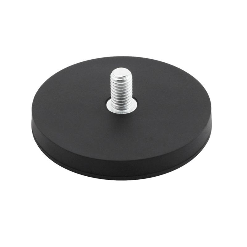 Hochbelastbare gummierte Magnet-Montageplatte mit Standard-Außengewinde für Außenleuchte Autodachleuchte