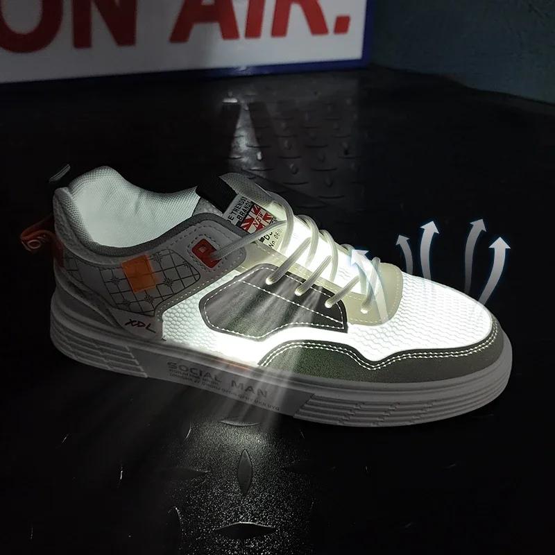 Модная мужская сетчатая повседневная обувь SYTK на шнуровке — фото 3