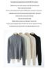 Women's High Neck Twisted Cashmere Sweater 2024: Retro Half-Zip Knitwear, Thickened Wool, Autumn/Winter Collection