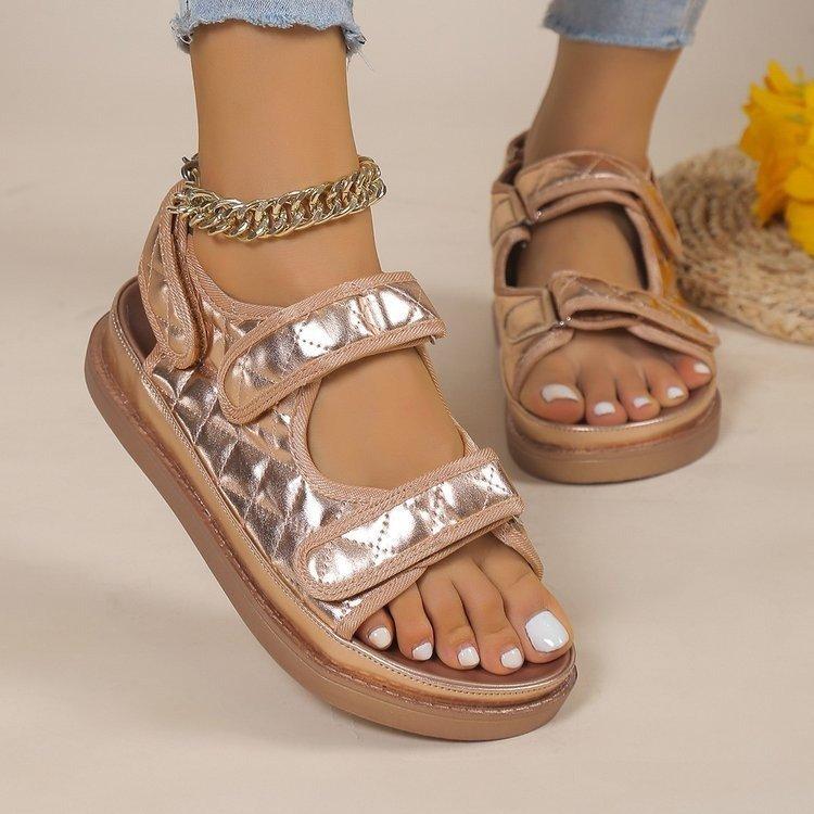 Women's Platform Velcro Sandals