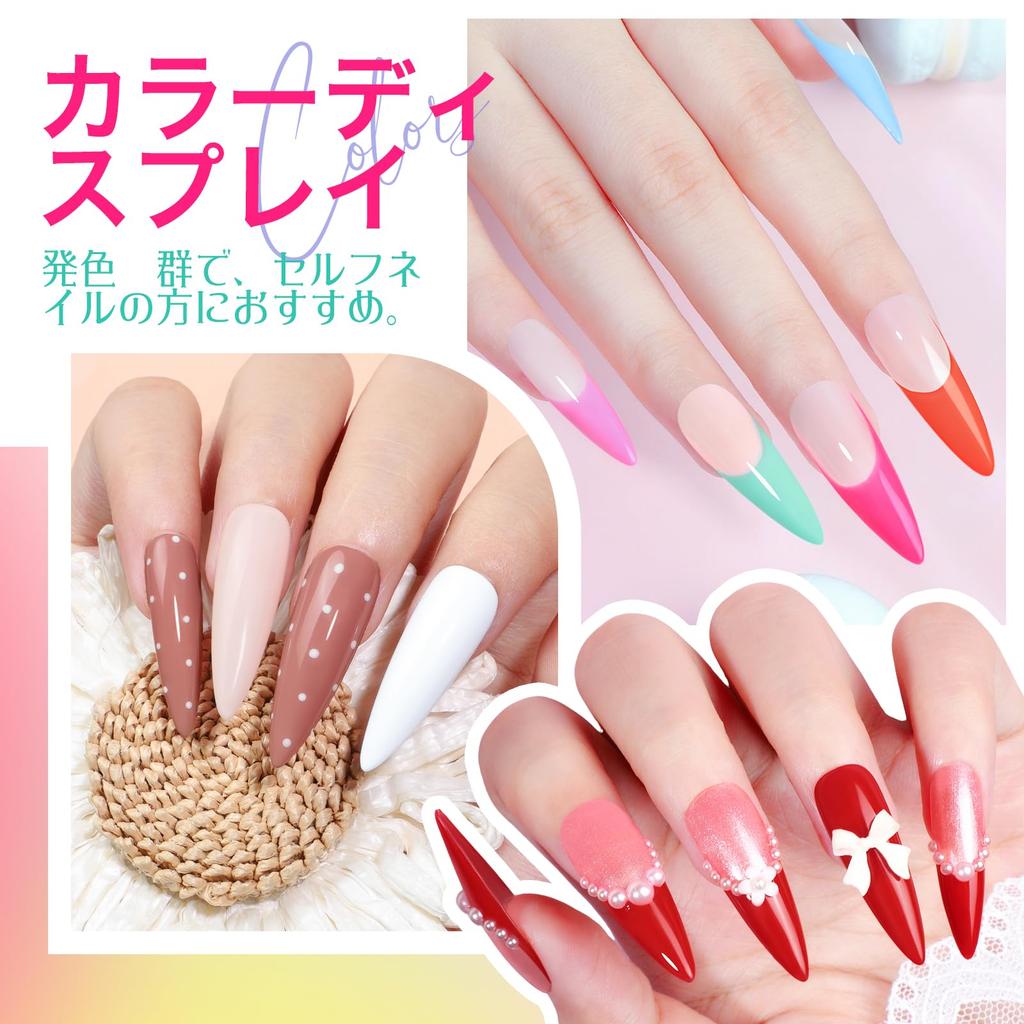 PEACECOLOR Gel Nail Kit 39 Pieces 22pcs Color Gel Nail 4pcs Top Coat Base UV Nail Nail Starter Kit for Gift - Total Spring/Summer Set, & Coat, Light,