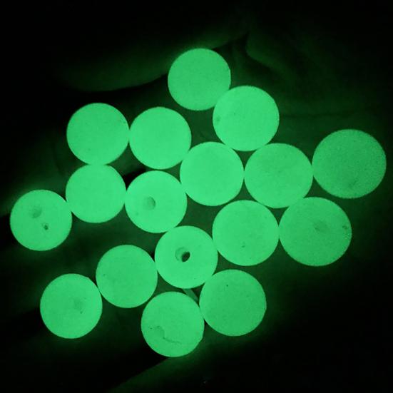 100 Pezzi/Borsa Perline Luminose Multiuso Colorate di Plastica Perline Luminose Notturne per Pesca