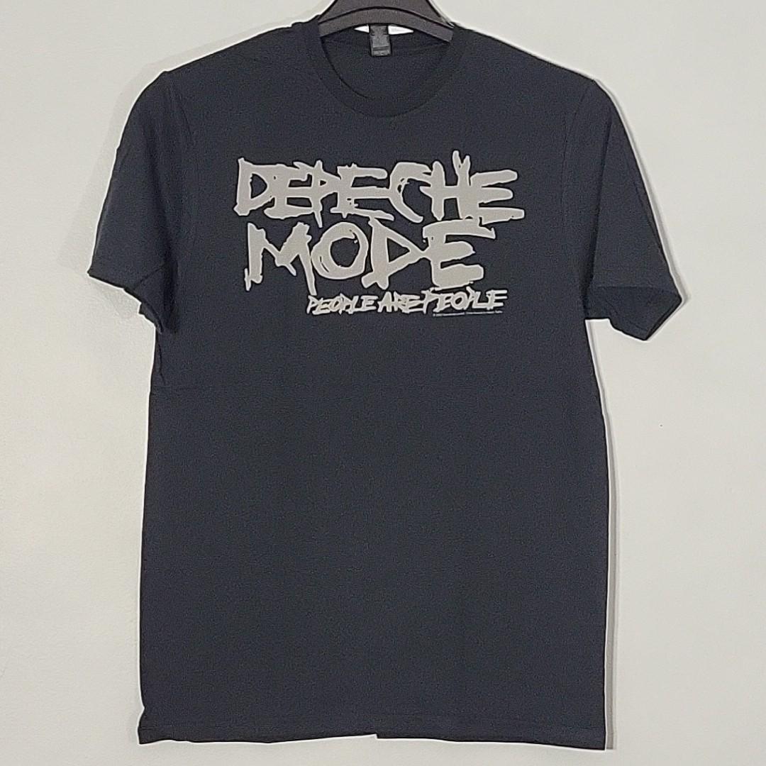 DEPECHE MODE People Are People XL Official T-Shirt Black Mens Band Logo Unisex T-Shirt XXXL