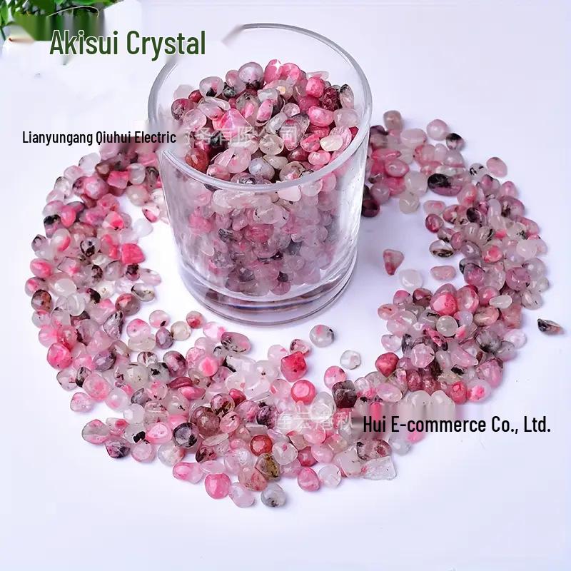 Cherry Blossom Pink Rose Quartz Aquarium & Flower Pot Stones
