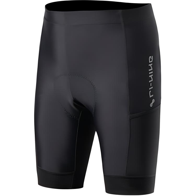 Li-Ning High Elastic Breathable Moisture-Wicking Cycling Shorts Men Shorts Black LCTK107-1