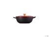 Le Creuset Disney Mickey Mouse Mini Cherry Red and Matte Black Japanese Marmite, [Official Product]