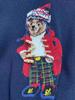 2025 R.L Wool Blend Cartoon Bear Round Neck Sweater - Women's Autumn/Winter Versatile Embroidered Style