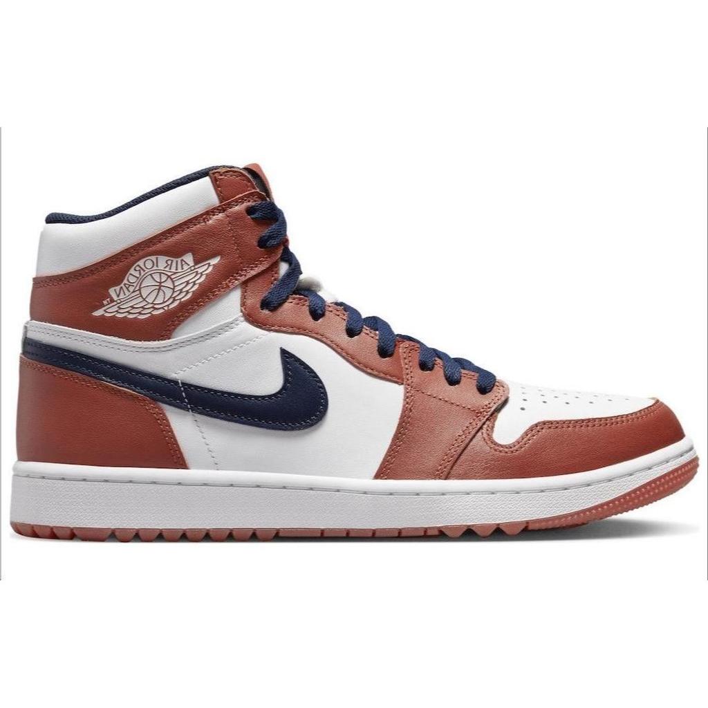 Eastside Golf X Air Jordan 1 High Golf Out the Mud Unisex Sneakers Orange Burnt-Sunrise White DZ4523-800