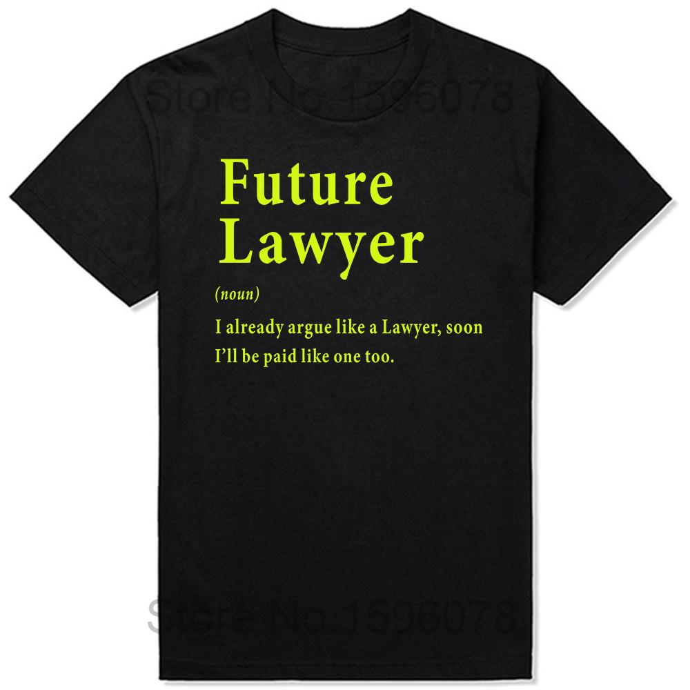 New Law School Student Future Lawyer Gifts Tee Tops Round Neck Short-Sleeve Fashion Tshirt Clothing Casual Basic T-shirts