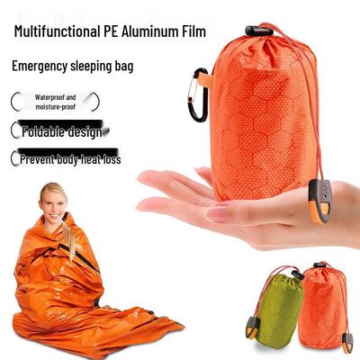 Cross-Border Outdoor Emergency Thermal Sleeping Bag - Heat Reflective, Cold-Proof, Envelope Style