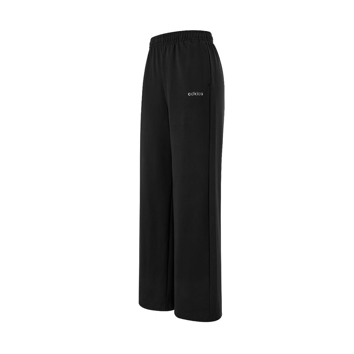 Adidas Loose Fit Mid Rise Drawstring Casual Pants Women Bottoms KQ5361 S