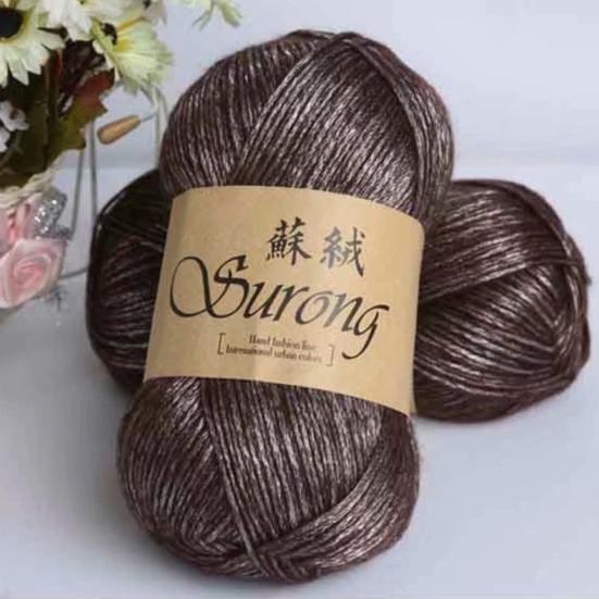 1 Knäuel 100g Häkelgarn Starke Wärme Mehrfarbig Handstricken