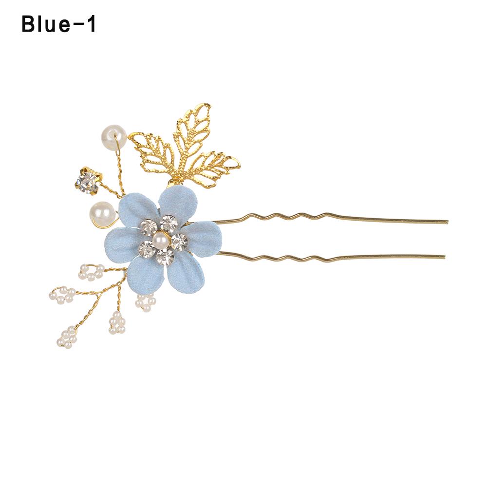 

Beautiful Crystal Crown Wedding Hair Combs Bridal Clips Leaves Tiara Flower Hair Pin