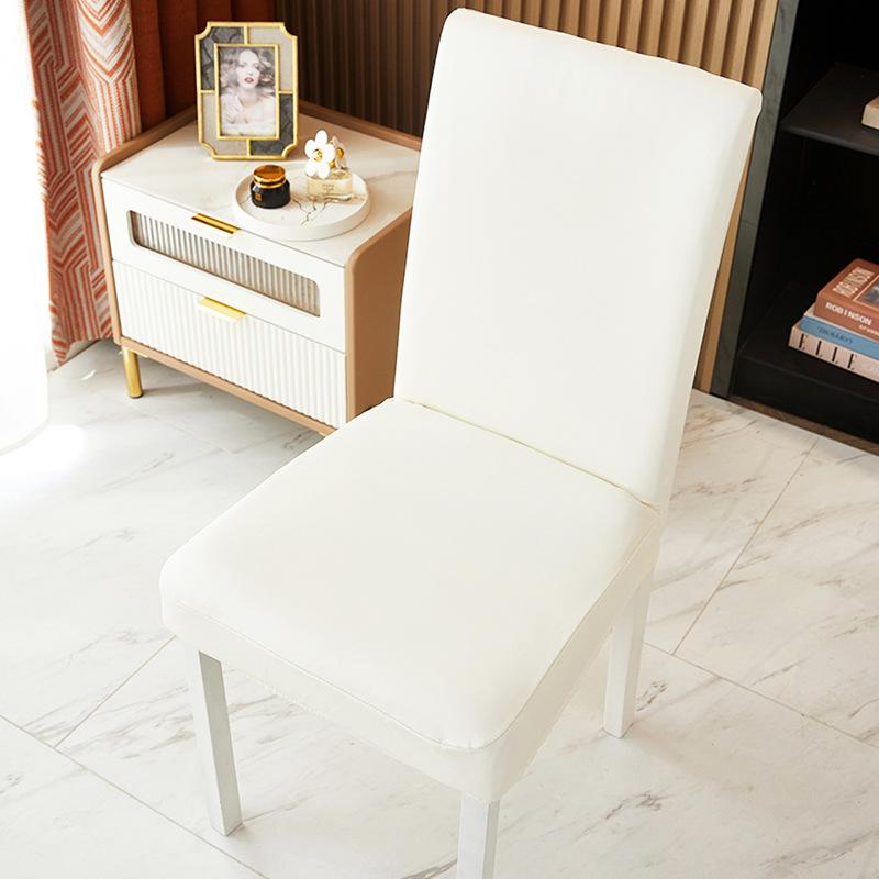 Technology Leather Waterproof and Oil-proof Chair Cover for Dining Table Seat Cover for Home Living Room Chair Cover