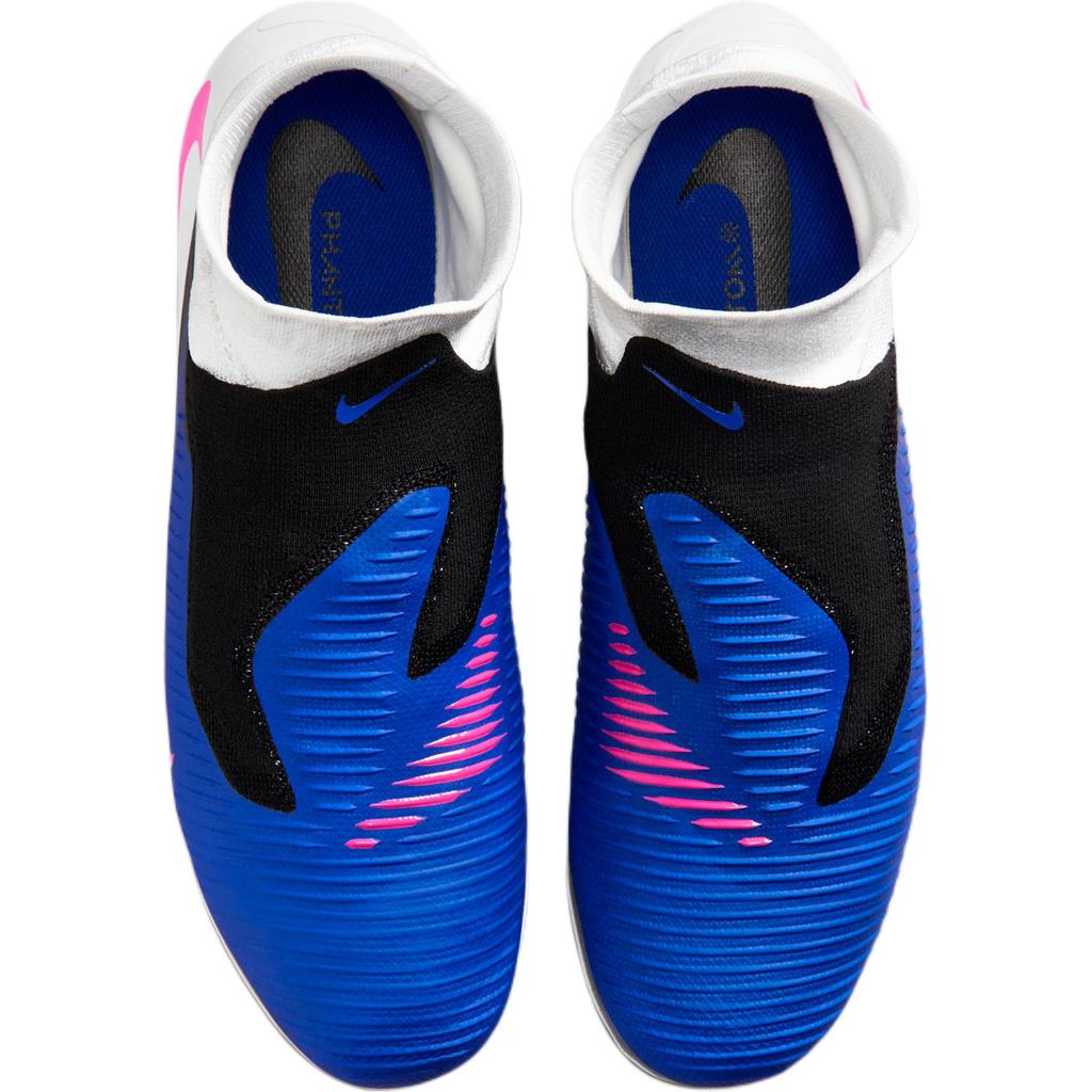 Nike Phantom 6 High Pro FG Racer Blue Unisex Cleats White Pink-Blast HQ2311-446
