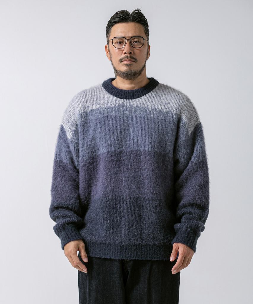 RUGGED HOUSE Personal Gradient Alpaca Blend Knit 3 Colors