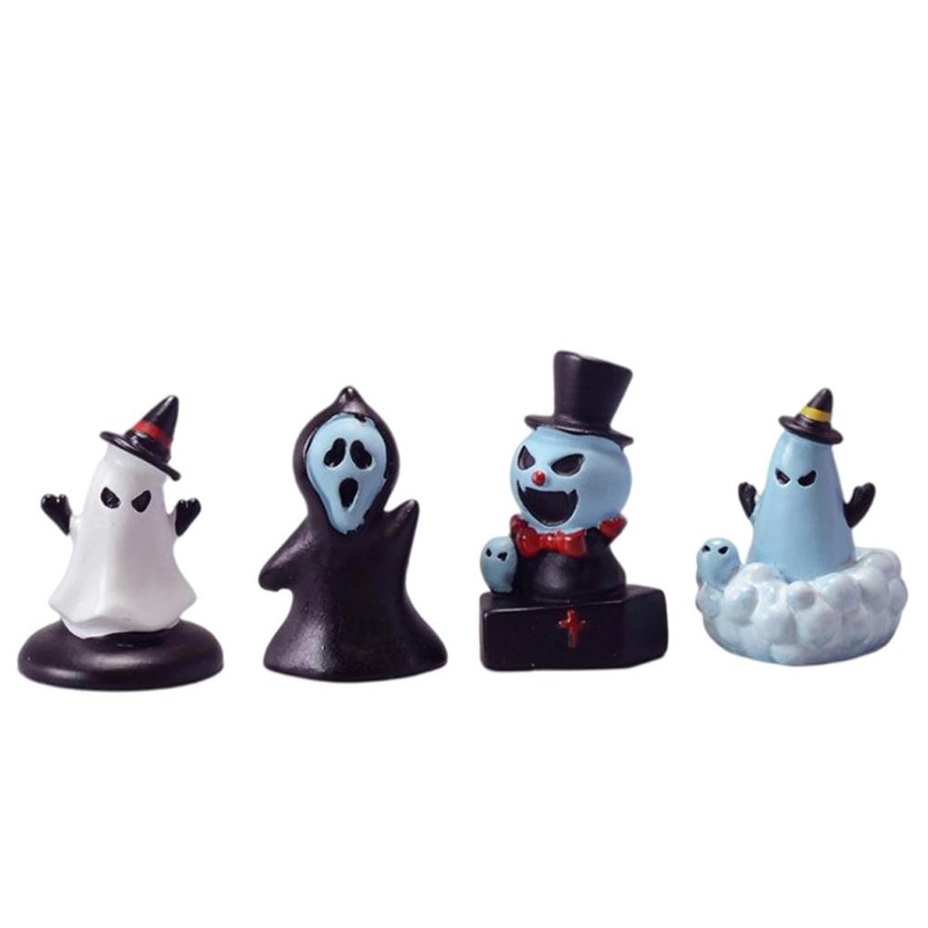 Halloween Decoration Set Festival Adornment Miniature Models Craft Mini Figurines Micro Landscape Ornament Garden Decorations