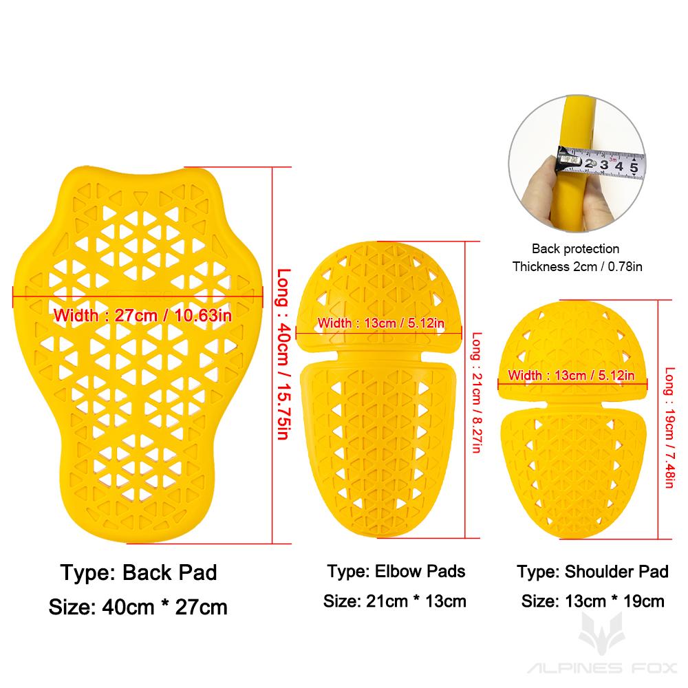 CE2 Certified Motorcycle Jacket Built-in Back Protective Gear Universal Motobike Clothing Inside Protection Elbow&Shoulder Pads
