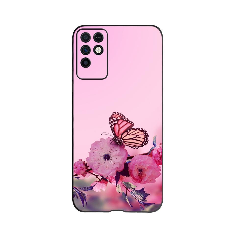 Phone Case For Infinix Note 10 Case 6.95" Soft Silicone TPU Back Cover For Infinix Note10 X693 Coque Cute Animal Fundas Bumper