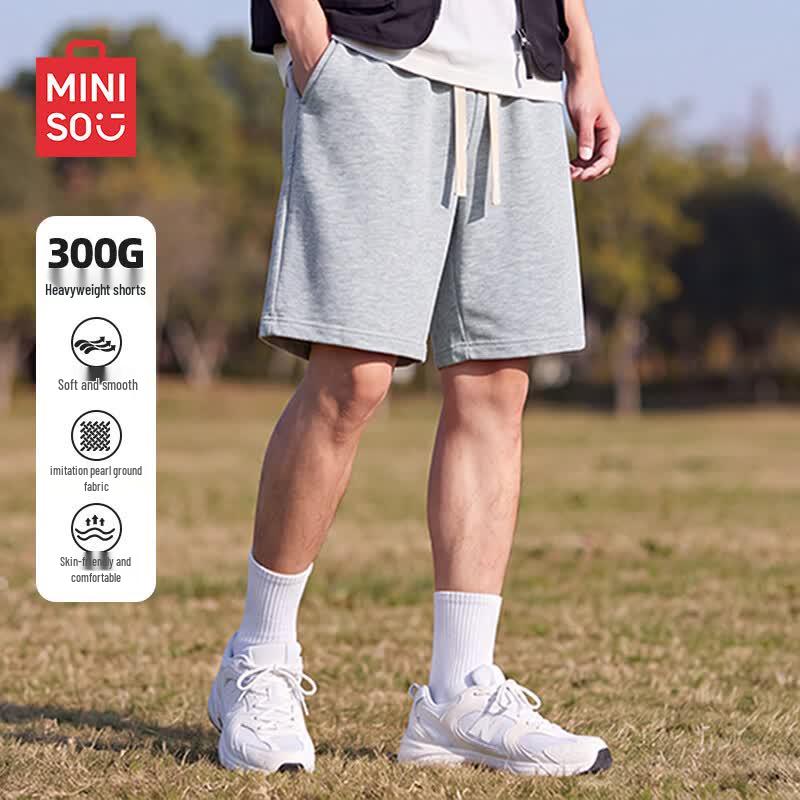 MINISO Men s Heavyweight Drape Casual Sport Shorts 2XL