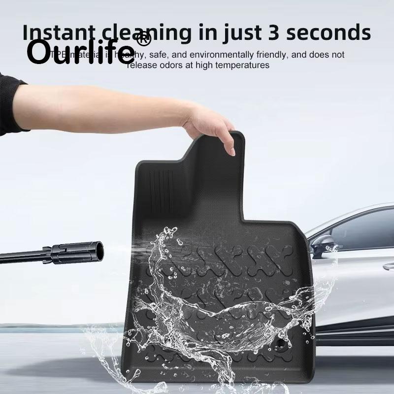 Car Trunk Mat For IM MOTORS L6 MG IM5 2026 2027 TPE Floor Mats All Weather Anti-Slip Rear Trunk Pad Cargo Liner Anti Dirty Pads