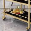 Luxury 3-Tier Hotel Serving Cart