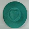 Men's vegan suede hat, women's heart-shaped crown logoengraving suitableforpyrographywide-brimmed hatcappelloluxuryhatsfor woman