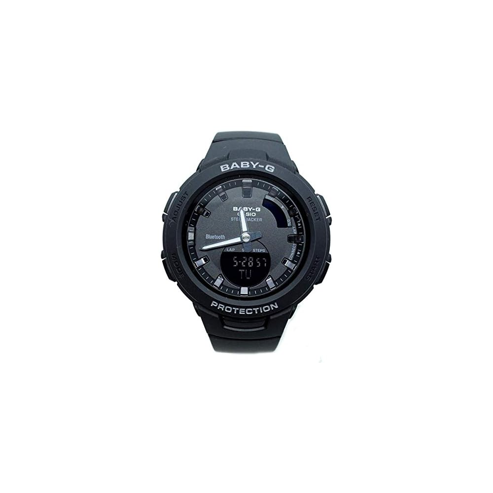 Casio Baby-G G-Squad BSA-B100-1A Digital Watch Black Resin Strap Water Resistant