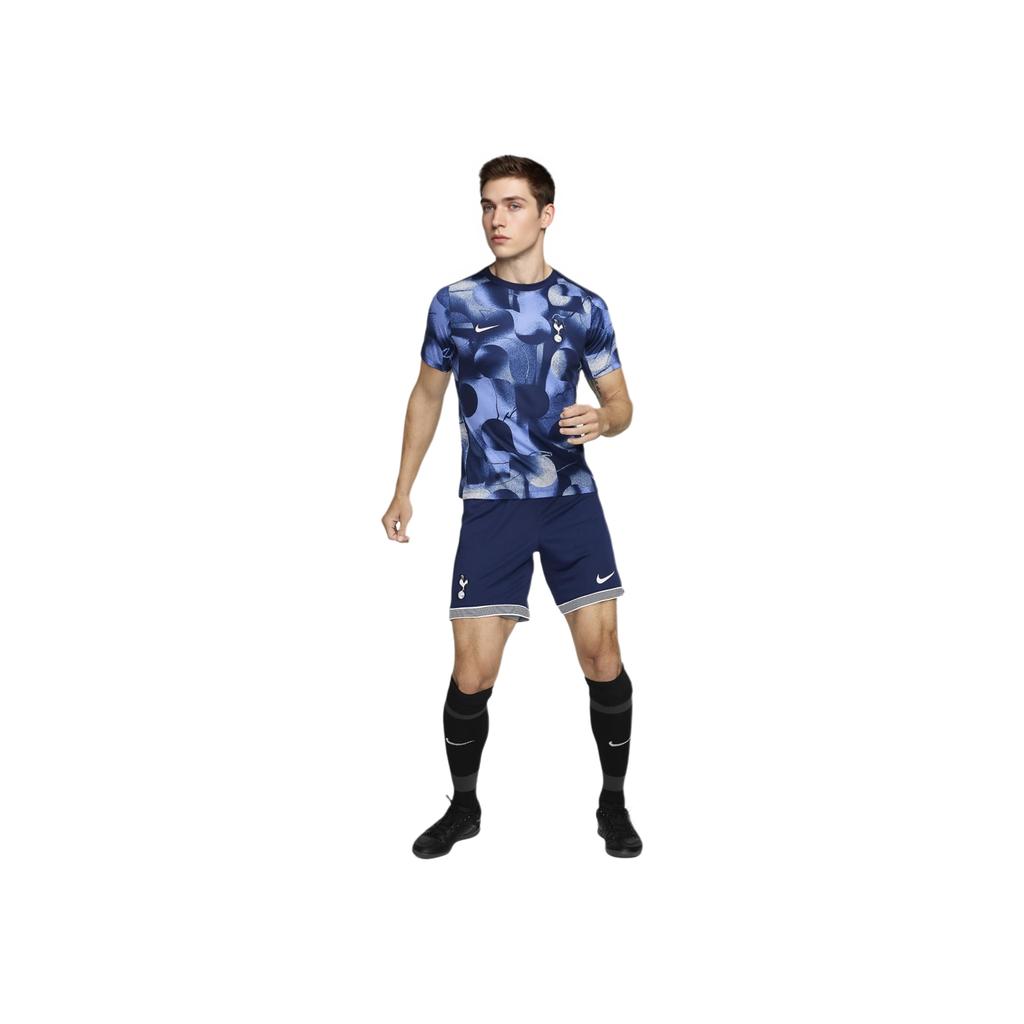 Nike Tottenham Hotspur Academy Pro Pullover Round Neck Slim Fit All Over Print Vintage Short Sleeve Football Shirt Men tops FN9664-425