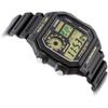 Casio Standard AE-1200WH-1B Men's Watch Black Resin Strap Water Resistant Analog Digital