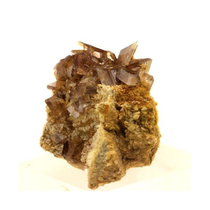 Pierres et Minéraux. Axinite. 21.0 ct. La Balme d'Auris, Bourg d'Oisans, Isère, France..