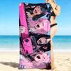 1Pc Pink Chainsaw Horror Beach Towel Quick Dry Multiuse For Beach Pool Gym Yoga Home Travel Christmas Halloween Xmas Gift S1624