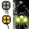Universal 40W LED Work Light for Cars 6000LM Bright Spotlight with 4 Light Beads Energy Saving Amber Cube Light