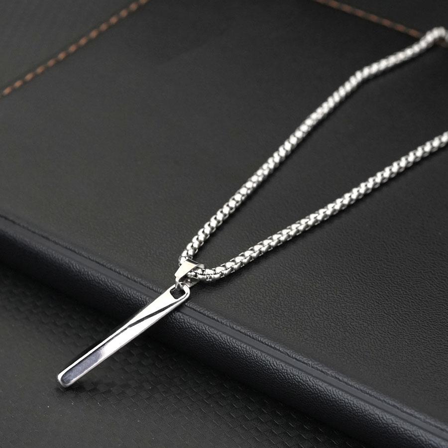 

New Hiphop Rock 24 Inches Long Necklace For Men Stainless Steel Gold Silver Color Pendant Collar Punk Neck Accessories Hombre 60cm(24inches)