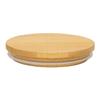 52/62/72/80/90/100mm Round Wood Mason Jar Lid Bottle Canning Storage Silicone Sealing Cap Wood Wide Mouth Cover Reusable Jar Lid