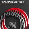 Carbon Fiber Steering Wheel Cover Sticker for Mercedes Benz Smart 451 Fortwo 2008-2015 Premium Anti-Scratch Center Mark Trim