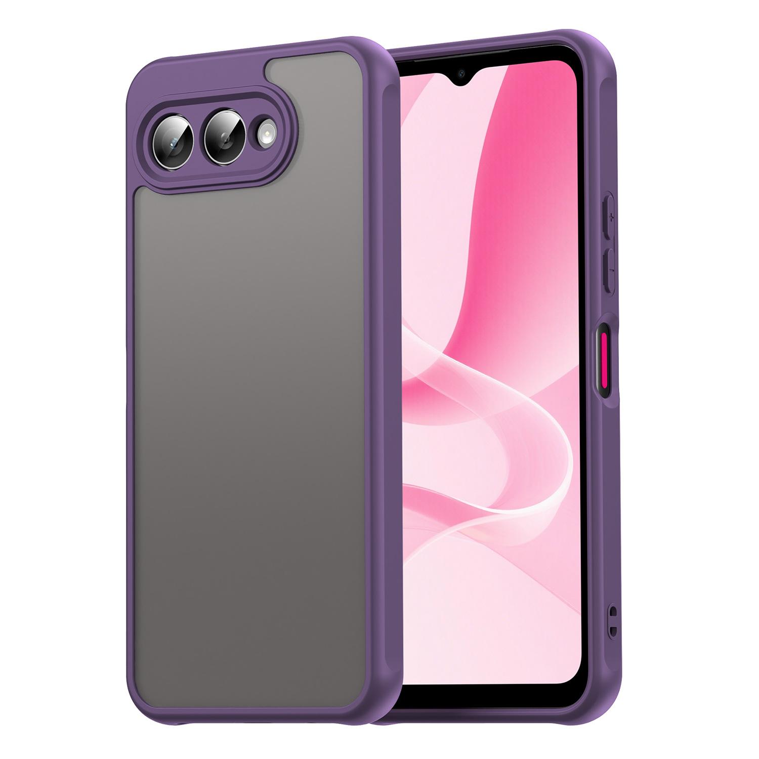 

T-Mobile REVVL 8/T Phone 3 Phone Case,Matte Shockproof Phone Case Cover for T-Mobile REVVL 8/T Phone 3 T-Mobile REVVL 8/T Phone 3 фіолетовий