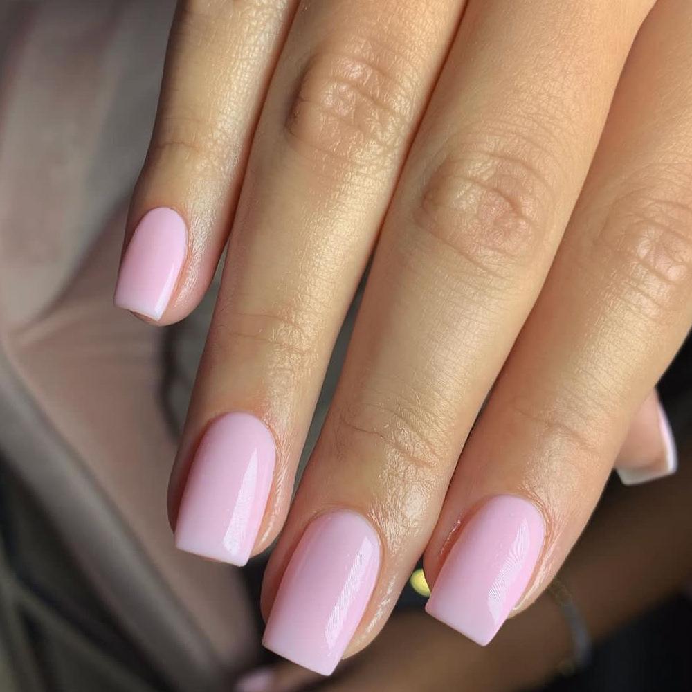 Damskie Proste Średnie i Długie Jednokolorowe Naklejki do Noszenia Nail Art