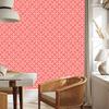 Wallpaper Geometric Coral Pattern, Coral Background for Living Room and Bedroom 50x1000