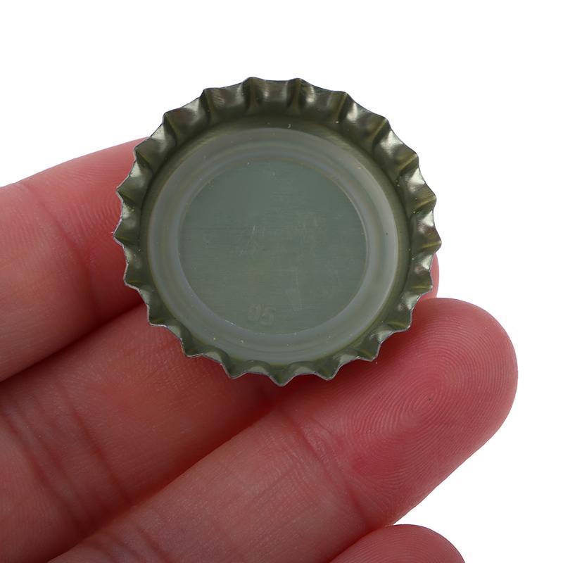 100Pcs Crown Caps Homebrew Beer Caps Craft Beer Bottling Caps Oxygen Absorbing Seal Crown Caps For Diy Home Brewing Beer Tool