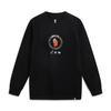 Li Ning Basketball Series Anti-Five Series Letter Lös Bekväm Rundhalsad Mångsidig Casual Sweatshirt Herr sweatshirt AWDVD87-3