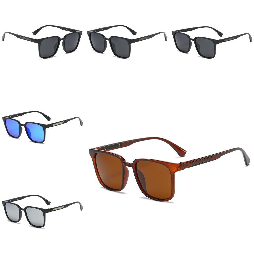 Men's Classic Retro Driver Sunglasses Uv400 Polarized Square Shades For Fishing Driving