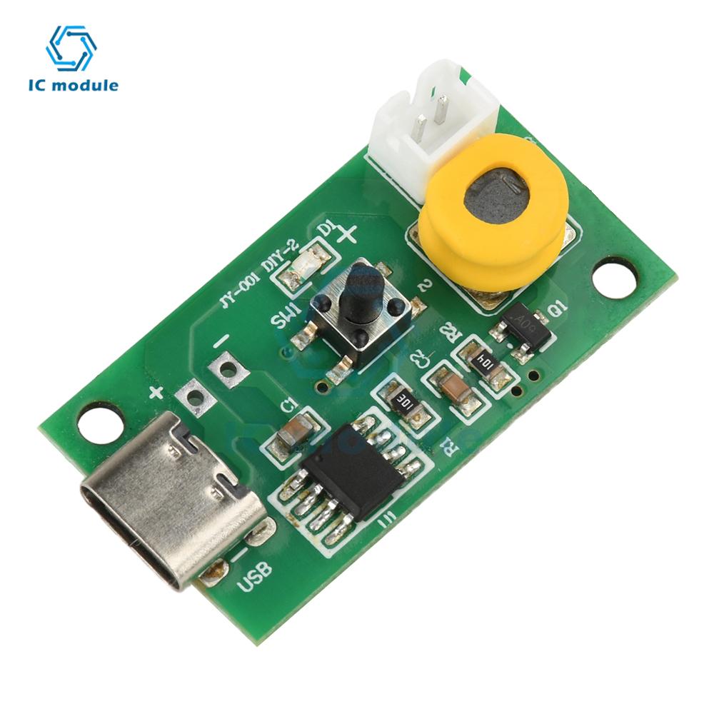 Mini Humidifier DIY Kits Mist Maker Driver Circuit Board DC 5V Three Gear Adjustable Fog Volume Single Spray Humidifier Module