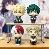 My Hero Academia Chibi PVC Figurine Set - Tomura Shigaraki Izuku Midoriya Katsuki Bakugo Collectible Toys Cute Anime Figures
