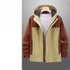 New Autumn and Winter Jacket Men's Regular Jacket Contrasting Color Fashion Outdoor Sports Mountaineering Windbreaker Men and Women