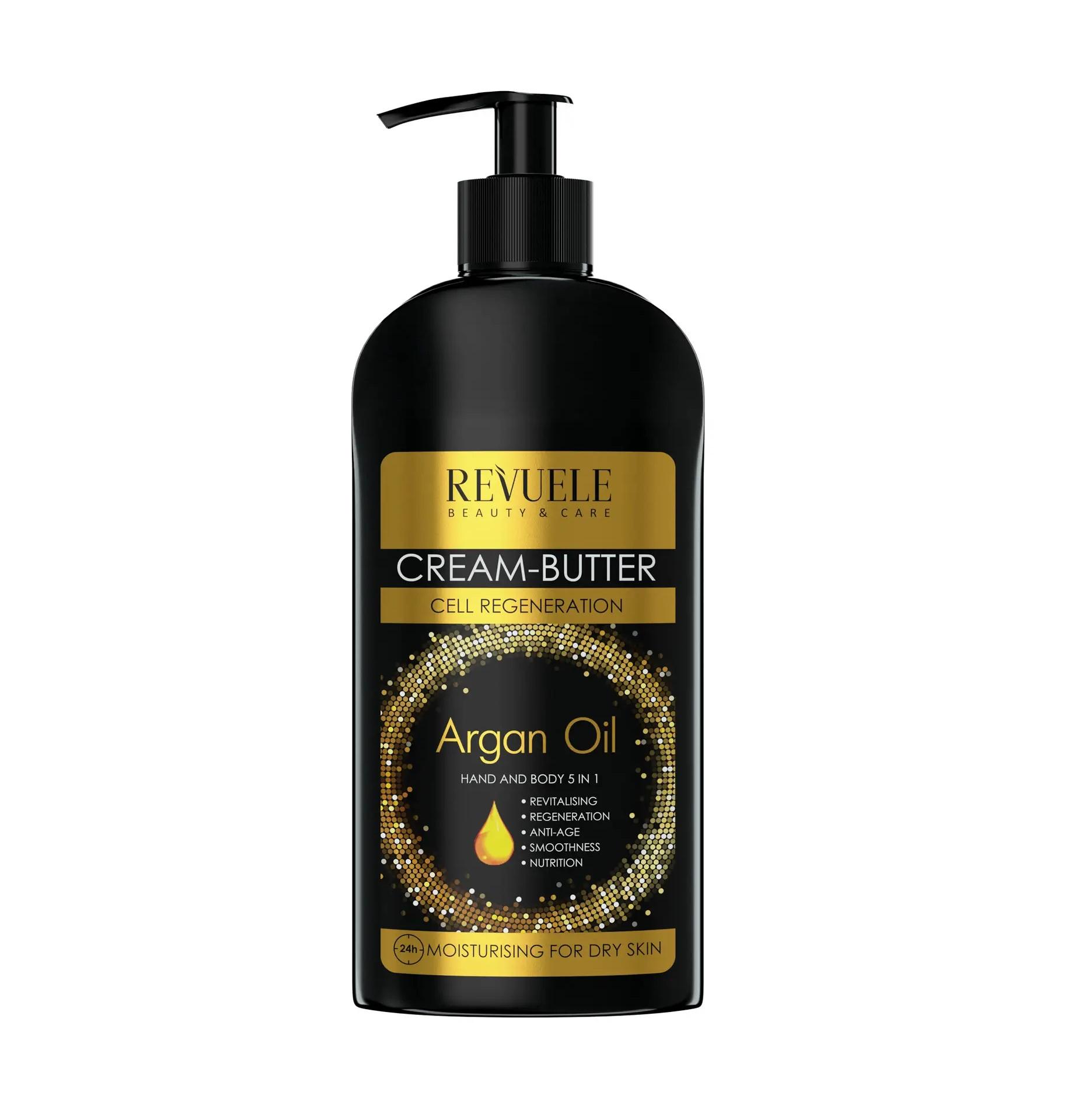 

Крем-масло для рук та тіла 5в1 Арганова олія Revuele 400 мл