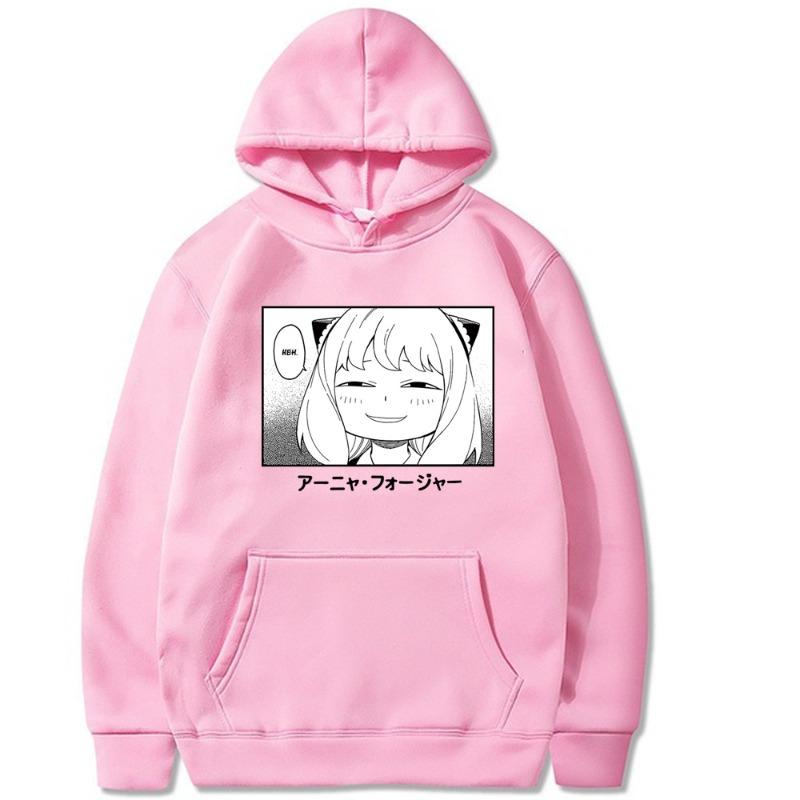 Anya Forger Hoodie Men Women Sweatshirt Print Unisex Streetwear Hip Hop Style Autumn Winter Fashion Tops Clothes