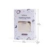 Bebamour Baby Carrier Drool Cover and Drool Pad Set Belt Sucking Pad for Baby Carriers (3-Piece Set) - Pad, 100% Cotton, (White)